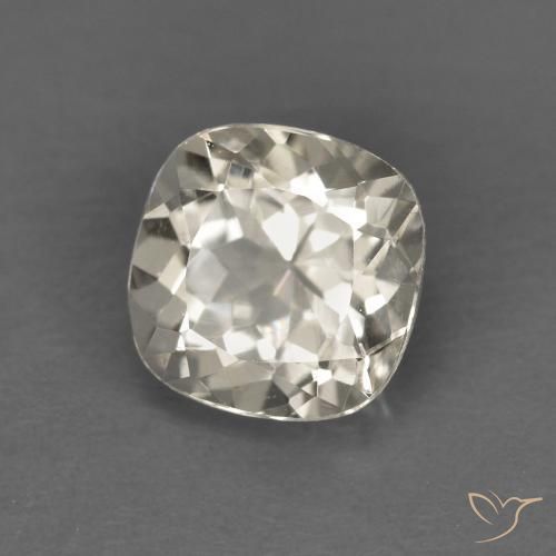1.01 ct Yellow Morganite Stone, Natural Morganite in Cushion-Cut Shape for Sale