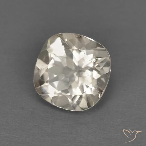 0.81 ct Yellow Morganite Stone, Natural Morganite in Cushion-Cut Shape for Sale