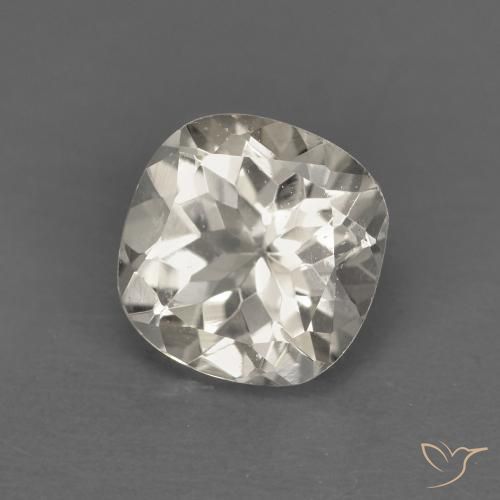 0.93 ct Yellow Morganite Stone, Natural Morganite in Cushion-Cut Shape for Sale
