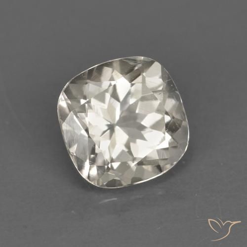 0.84 ct Yellow Morganite Stone, Natural Morganite in Cushion-Cut Shape for Sale