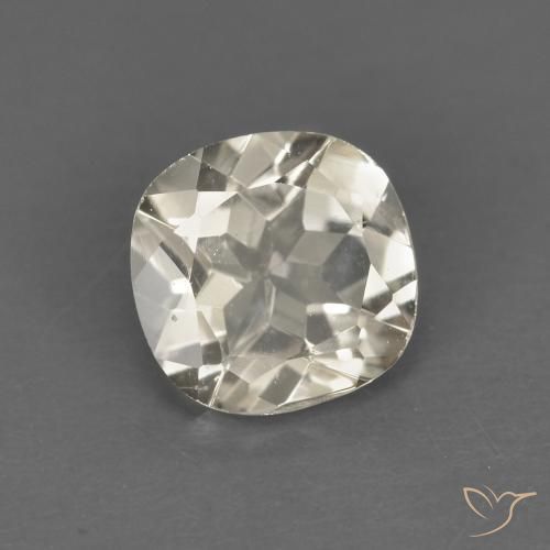 0.72 ct Yellow Morganite Stone, Natural Morganite in Cushion-Cut Shape for Sale