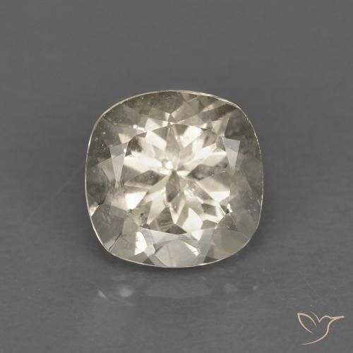 0.82ct Natural Light Yellow Morganite, Cushion, VS