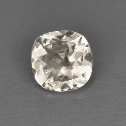 Light Golden Morganite Gem - 0.6ct Cushion-Cut (ID: 616868)