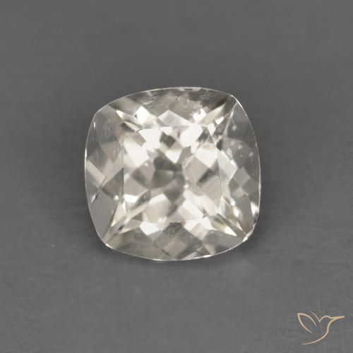 0.82ct Natural Light Golden Morganite, Cushion, VS