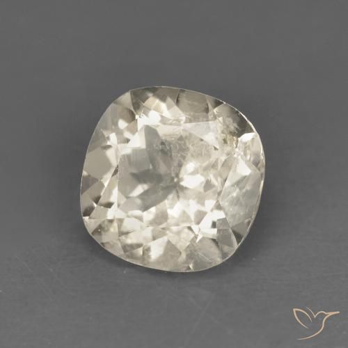 0.87 ct Golden Morganite Stone, Natural Morganite in Cushion-Cut Shape for Sale