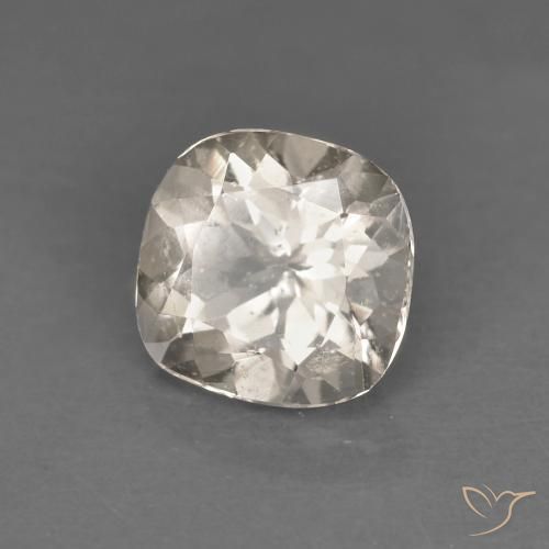 0.77 ct Golden Morganite Stone, Natural Morganite in Cushion-Cut Shape for Sale
