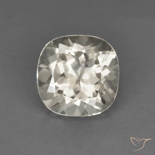 0.99ct Natural Light Golden Morganite, Cushion, VS