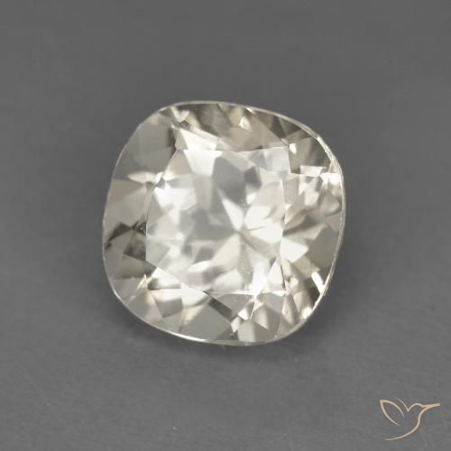 0.99 ct Golden Morganite Stone, Natural Morganite in Cushion-Cut Shape for Sale