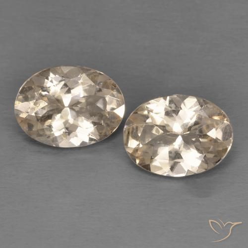 1.87 ct Yellow Morganite, 8 x 5.9 mm Oval Cut From Afghanistan, Photo A