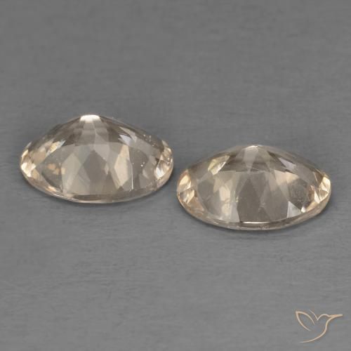 Morganite Gemstones in 8 x 6 mm (calibrated) Size for Sale, Morganite Stones in Light Golden Color