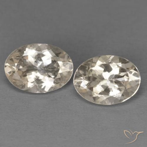 2.06 ct Yellow Morganite, 8.2 x 5.9 mm Oval Cut From Afghanistan, Photo A
