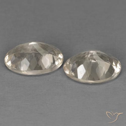 Morganite Gemstones in 8 x 6 mm (calibrated) Size for Sale, Morganite Stones in Light Golden Color