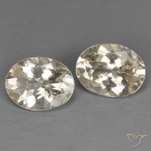 1.99 ctw Golden Morganite Stones, Natural Morganite in Oval Facet Shape for Sale