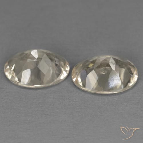 Morganite Gemstones in 8 x 6 mm (calibrated) Size for Sale, Morganite Stones in Light Golden Color