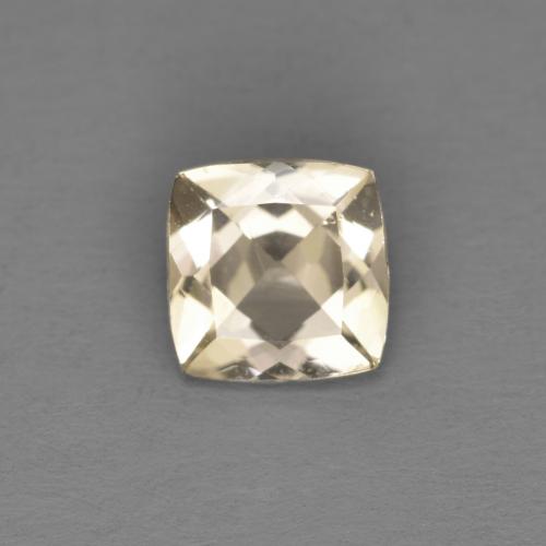 Light Golden Morganite Gem - 0.7ct Cushion-Cut (ID: 618115)