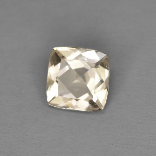 0.68 ct Golden Morganite Stone, Natural Morganite in Cushion-Cut Shape for Sale
