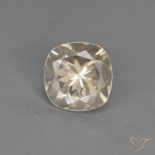 1.00ct Natural Light Golden Morganite, Cushion, VS