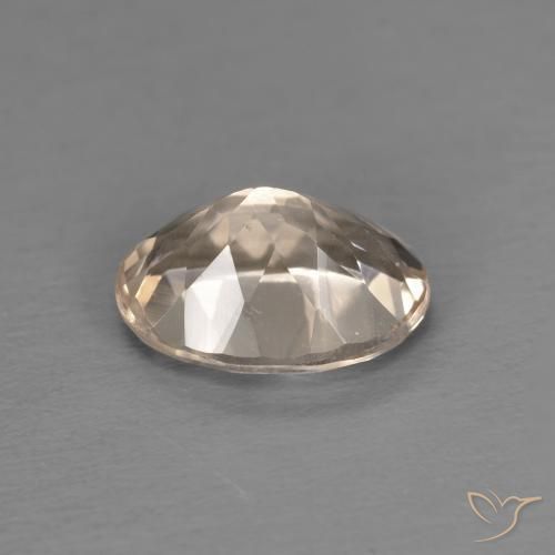 Morganite Gemstone in 8 x 6 mm (calibrated) Size for Sale, Morganite Stone in Salmon Pink Color