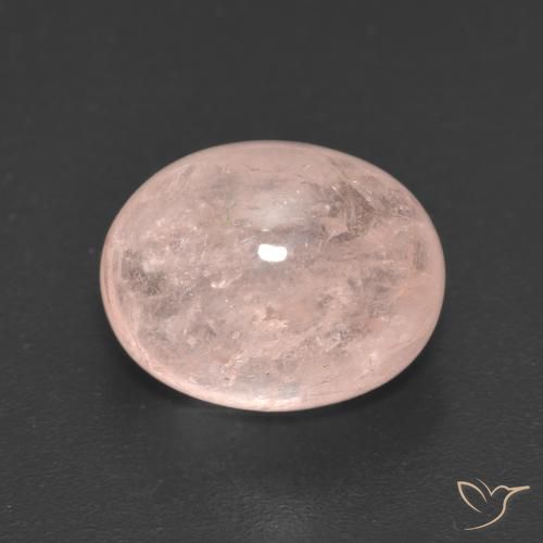 5.18ct Natural Medium Pink Morganite, Oval, Translucent