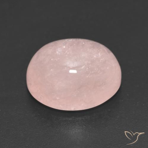 Morganite Gemstone in 12 x 10 mm (calibrated) Size for Sale, Morganite Stone in Light Coral Pink Color
