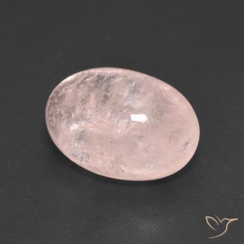 3.97 ct Pink Morganite Stone, Natural Morganite in Oval Cabochon Shape for Sale