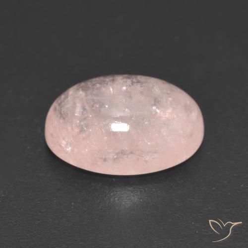 Morganite Gemstone in 12 x 8 mm (calibrated) Size for Sale, Morganite Stone in Coral Pink Color