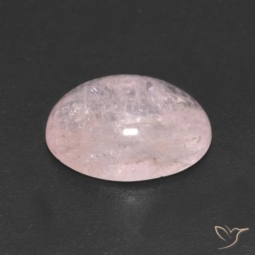 Morganite Gemstone in 12.2 x 9.3 mm Size for Sale, Morganite Stone in Coral Pink Color