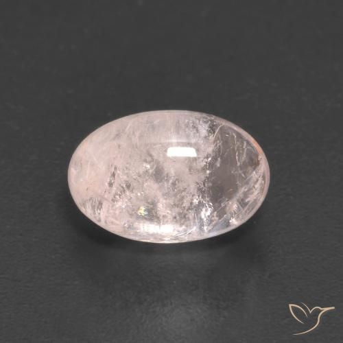 1.67ct Natural Light Pink Morganite, Oval, Transparent