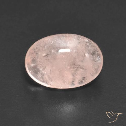 3.33ct Natural Rose Pink Morganite, Oval, Transparent