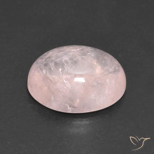 Morganite Gemstone in 12 x 10 mm (calibrated) Size for Sale, Morganite Stone in Flamingo Pink Color