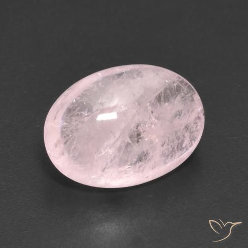 4.56 ct Pink Morganite Stone, Natural Morganite in Oval Cabochon Shape for Sale
