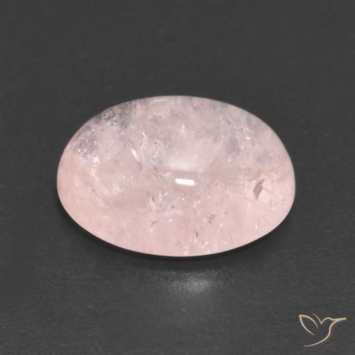 Morganite Gemstone in 12 x 10 mm (calibrated) Size for Sale, Morganite Stone in Light Pink Color