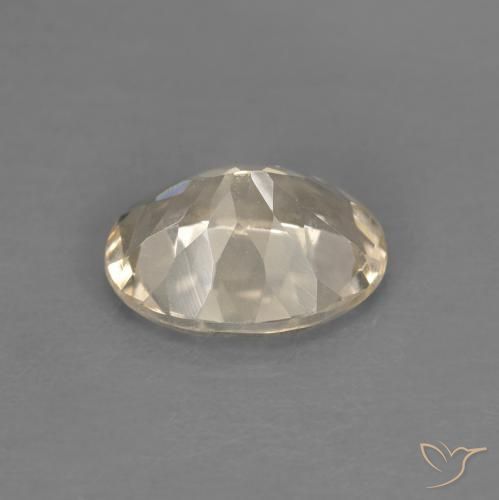 Morganite Gemstone in 8 x 6 mm (calibrated) Size for Sale, Morganite Stone in Light Golden Color