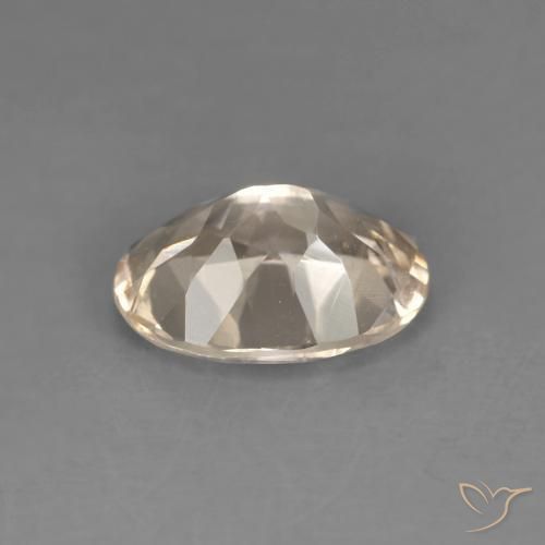 Morganite Gemstone in 8 x 6 mm (calibrated) Size for Sale, Morganite Stone in Light Orange Color