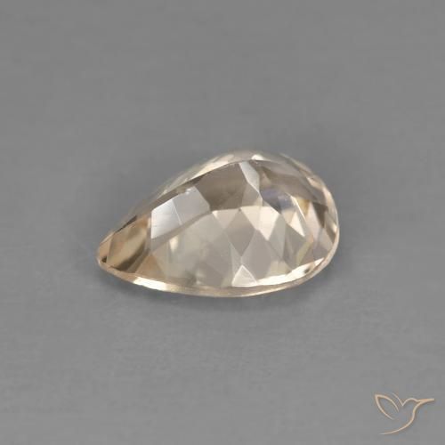Morganite Gemstone in 8 x 6 mm (calibrated) Size for Sale, Morganite Stone in Light Golden Color