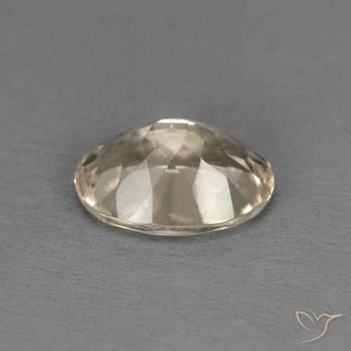 Morganite Gemstone in 8 x 6 mm (calibrated) Size for Sale, Morganite Stone in Light Golden Color