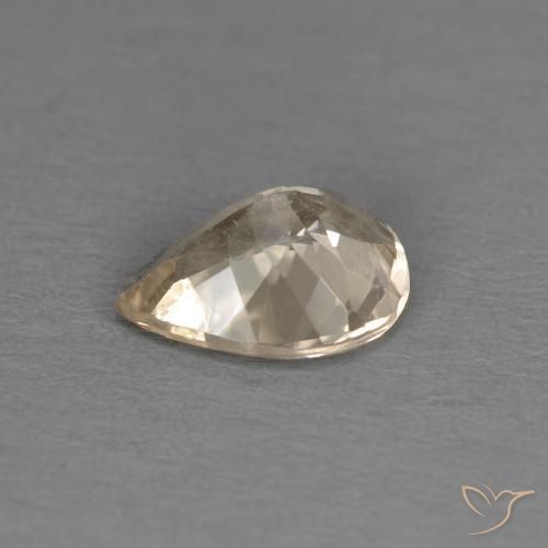 Morganite Gemstone in 8 x 6 mm (calibrated) Size for Sale, Morganite Stone in Light Neutral Orange Color