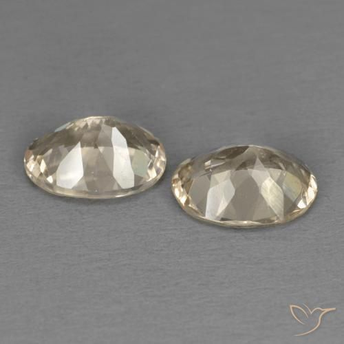 Morganite Gemstones in 8 x 6 mm (calibrated) Size for Sale, Morganite Stones in Light Orange Color