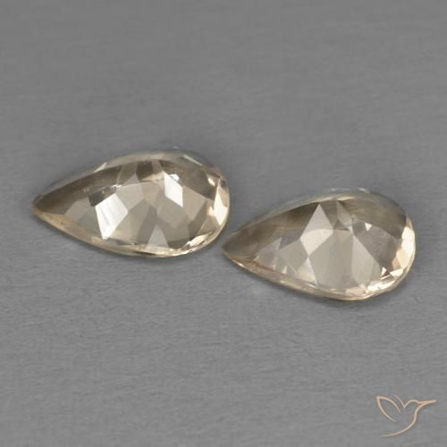 Morganite Gemstones in 8.5 x 6 mm Size for Sale, Morganite Stones in Light Orange Color