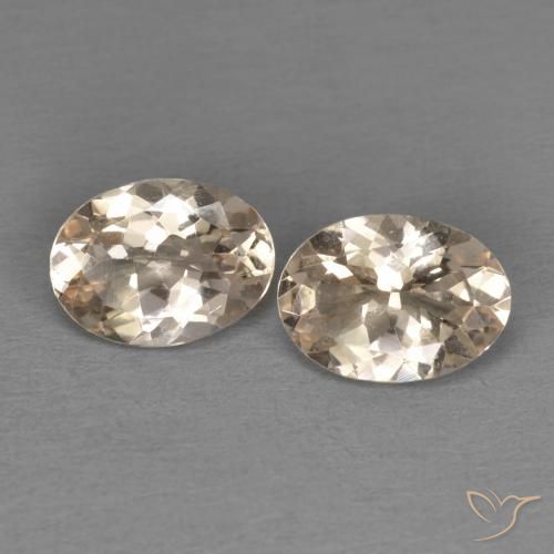 1.67 ct Orange Morganite, 7.9 x 5.7 mm Oval Cut From Afghanistan, Photo A