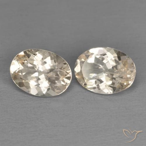 2.03 ct Orange Morganite, 8 x 5.9 mm Oval Cut From Afghanistan, Photo A