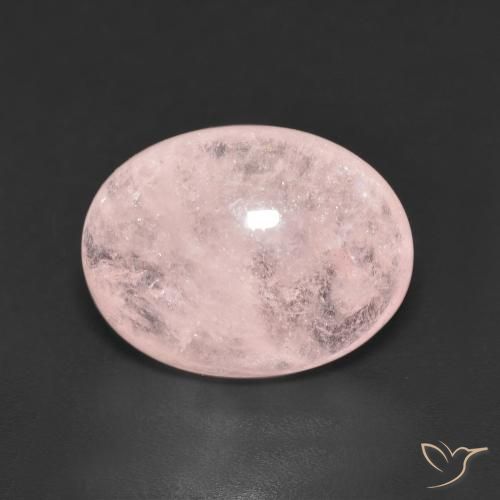 3.73ct Natural Light Pink Morganite, Oval, Transparent