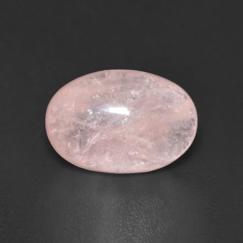 Morganita Rosa Ovalada de 11,6 x 7,9mm de Afganistán, peso de 3.83 ct, piedra preciosa natural No tratado en Transparente Clarity, Morganita Cabujón Óvalo de 1 pieza - Color: Rosado claro, dureza Mohs de 7.5 - 8 Adecuado para joyas de uso diario, Photo A