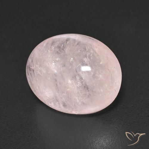 5.79 ct Pink Morganite Stone, Natural Morganite in Oval Cabochon Shape for Sale