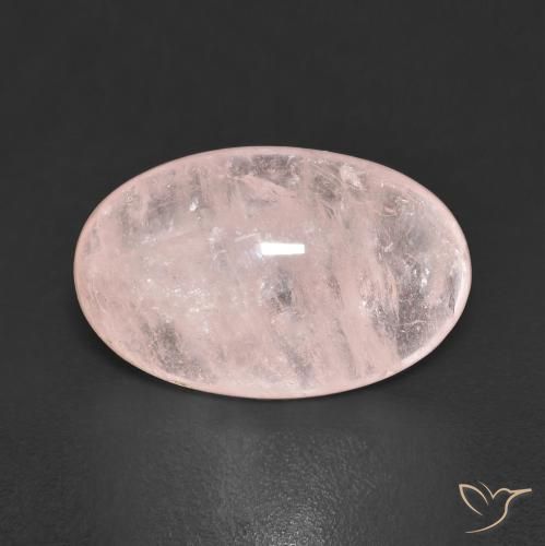 6.70ct Natural Coral Pink Morganite, Oval, Transparent