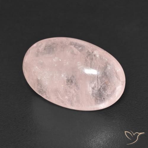 6.70 ct Pink Morganite Stone, Natural Morganite in Oval Cabochon Shape for Sale