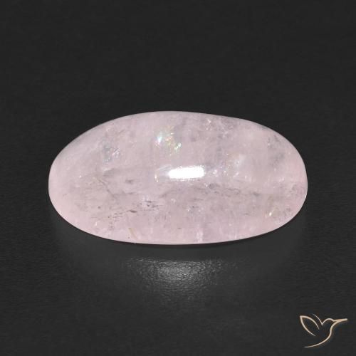 Morganite Gemstone in 16.3 x 10.2 mm Size for Sale, Morganite Stone in Very Light Pink Color
