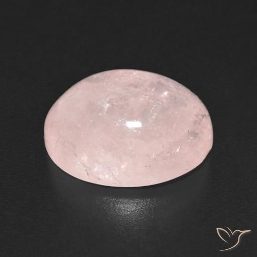 Morganite Gemstone in 12.7 x 10 mm Size for Sale, Morganite Stone in Light Pink Color