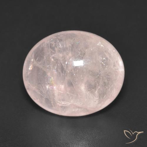 6.74ct Natural Light Pink Morganite, Oval, Transparent