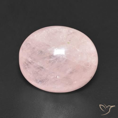 5.06ct Natural Medium Pink Morganite, Oval, Translucent